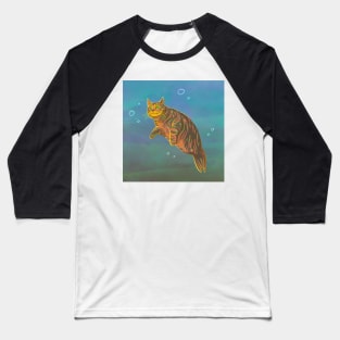 Harbor Seal Tabby Cat Baseball T-Shirt